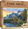 MasterPieces -Time Away Living the Dream - Log Cabin 1000 Piece Jigsaw Puzzle - English Edition