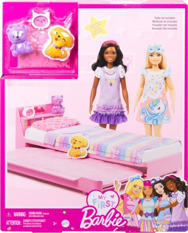 Barbie Furniture for Preschoolers, My First Barbie Bedtime Playset
