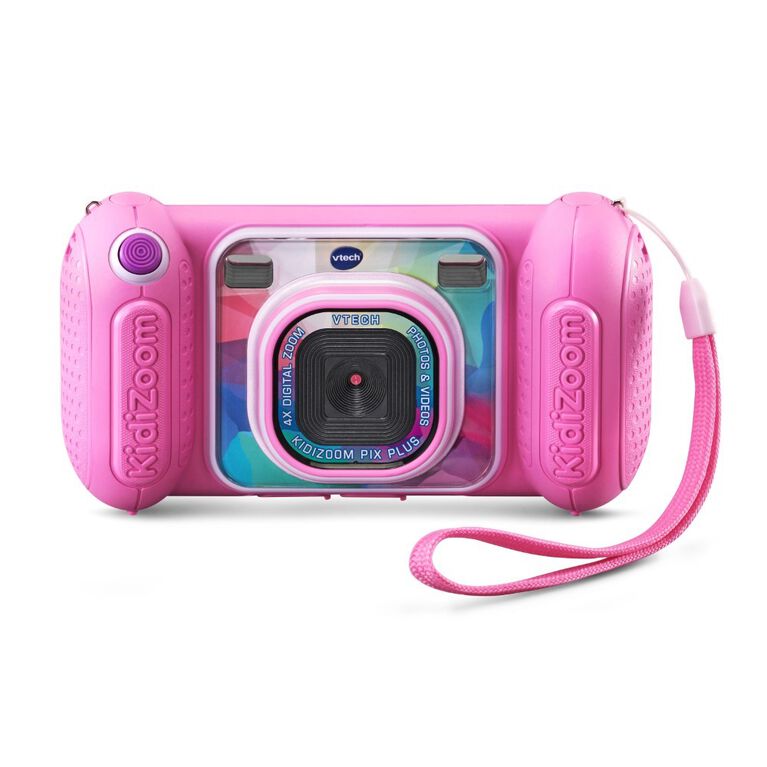 VTech KidiZoom Caméra Pix Plus - Rose - Bilingue anglaise/française