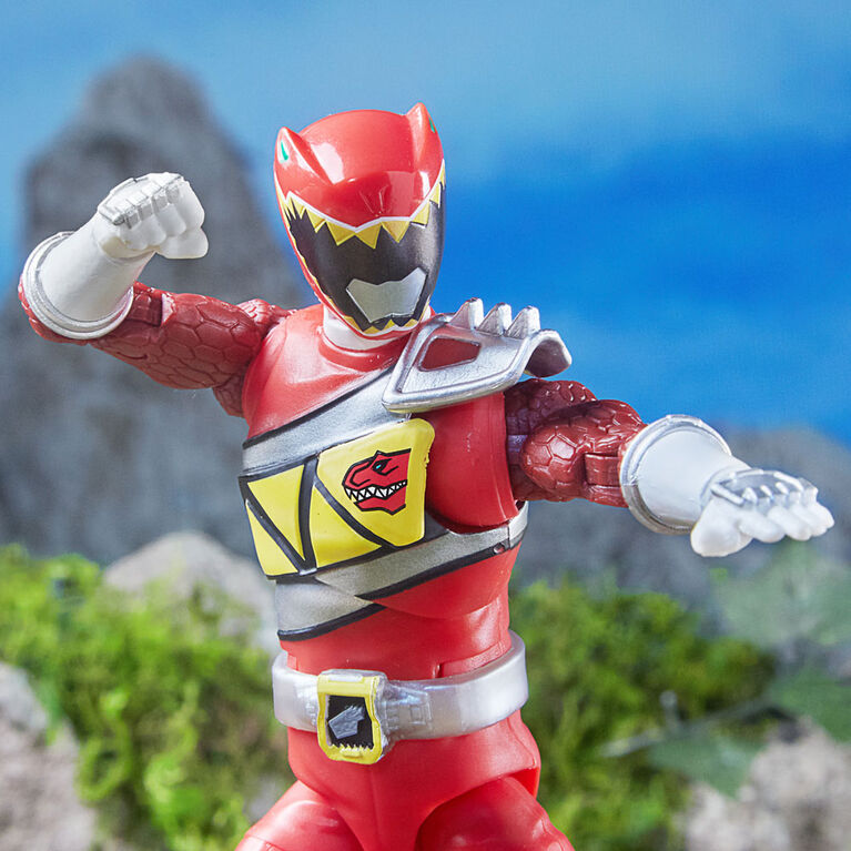 Power Rangers Lightning Collection - Figurine de collection Ranger rouge Dino Charge de 15 cm.