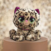 GUND P.Lushes Designer Fashion Pets Sadie Spotson Leopard Premium Stuffed Animal, Black and Pink, 6"
