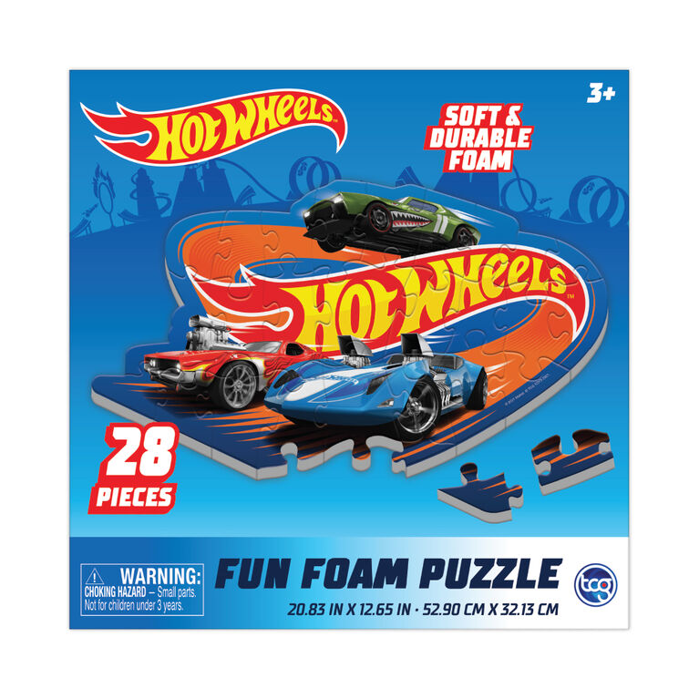 Sure-Lox Kids - Fun Foam Puzzles - Hot Wheels