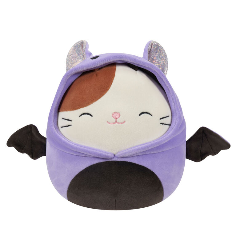 Squishmallows 7.5" - Cam the Cat in Purple Bat Costume