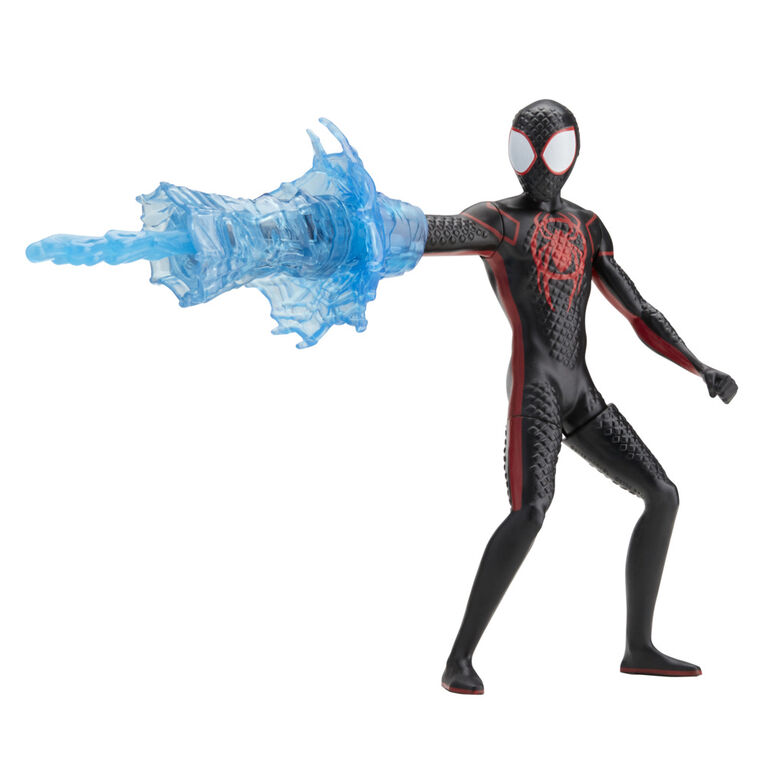 Spider-Man: Across the Spider-Verse, figurine deluxe Miles Morales Toile tournante de 15 cm