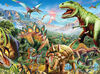 Ceaco: Dino Glow - Dino Party Glow in The Dark 100 Piece Puzzle