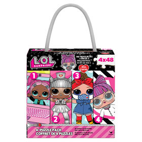 L.O.L. Surprise!  4-Pack of Puzzles