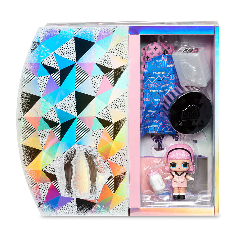 L.O.L. Surprise! O.M.G. Winter Chill Big Wig Fashion Doll & Madame Queen Doll with 25 Surprises