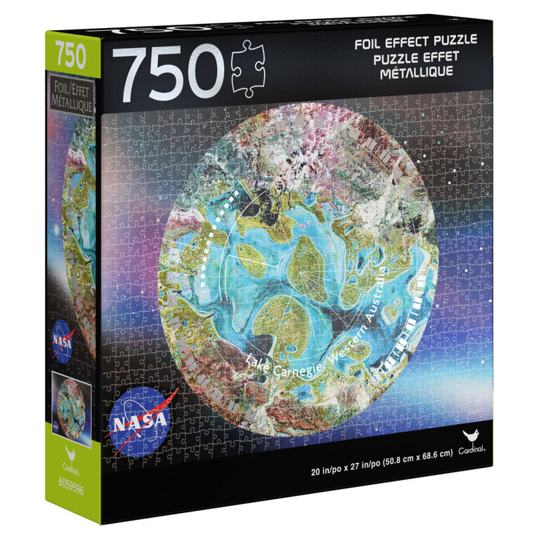 750-Piece NASA Jigsaw Puzzle with Foil Effect, Aerial