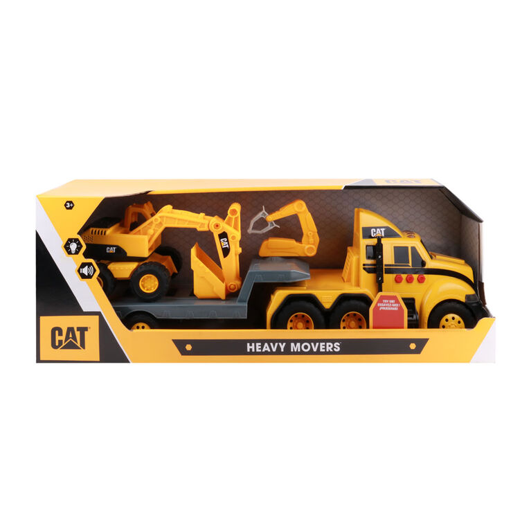 CAT Heavy Movers Flatbed with Excavator - R Exclusive