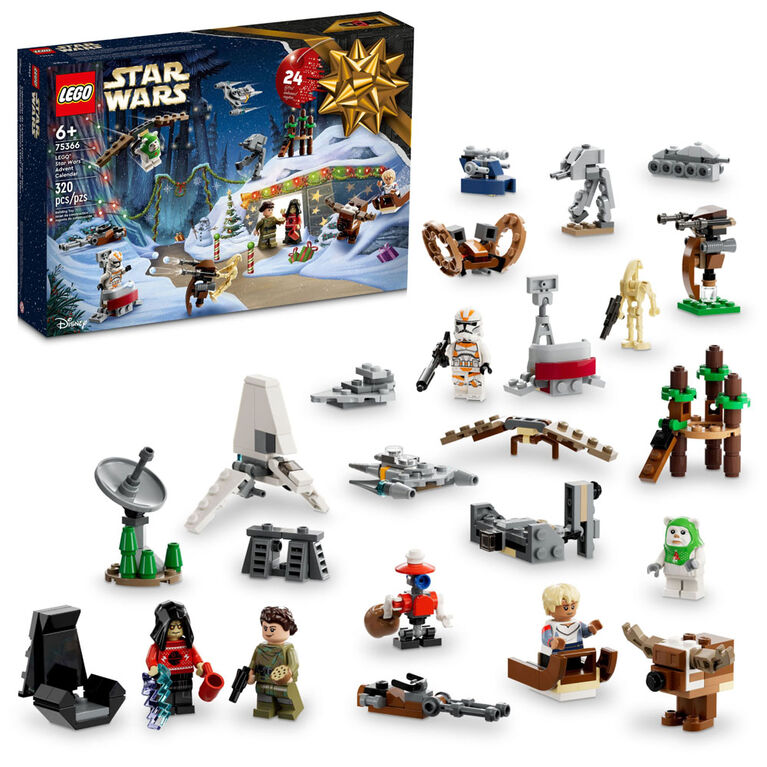 LEGO Star Wars Advent Calendar 75366 Building Toy Set for Kids (320 Pieces)