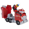 PAW Patrol, Marshall's Deluxe Movie Transforming Fire Truck Toy Car with Collectible Action Figure
