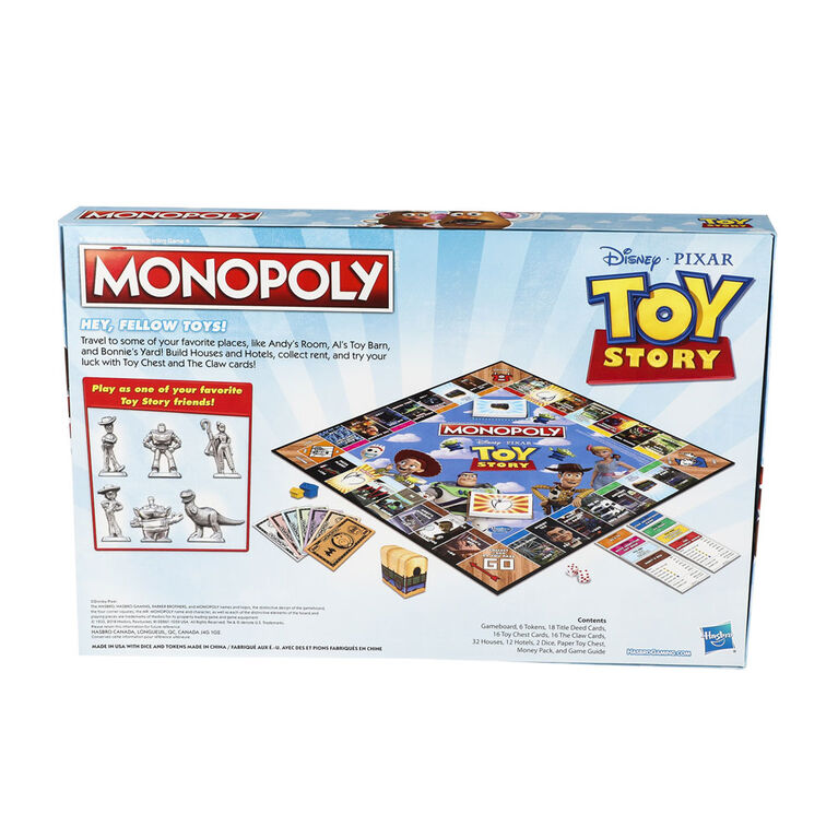 Monopoly Toy Story Game