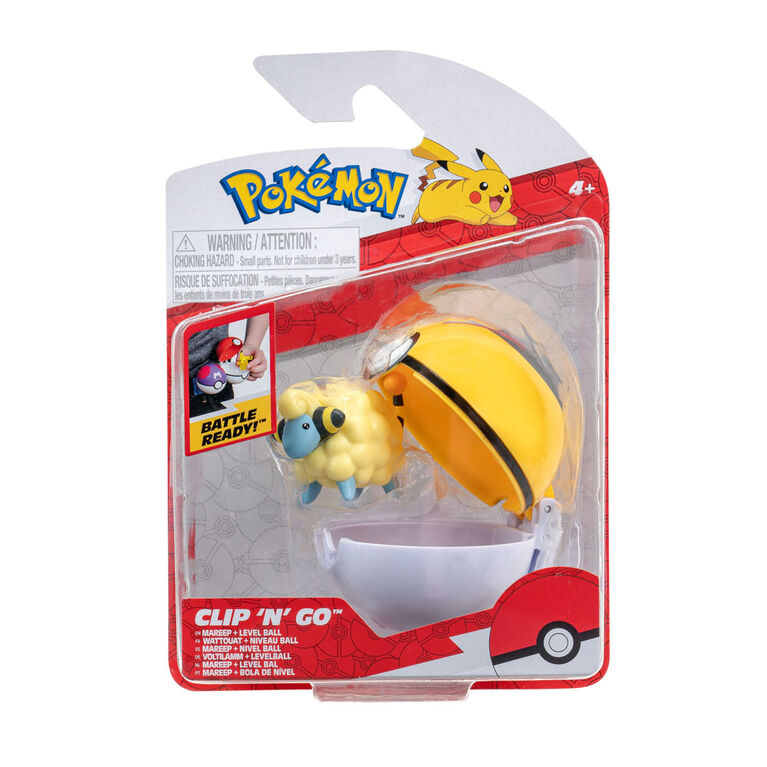 Pokémon Clip 'N' Go - Mareep & Level Ball