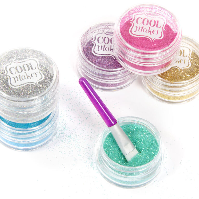 Cool Maker, GO GLAM, Kit créatif Ongles à paillettes pour 5 manucures