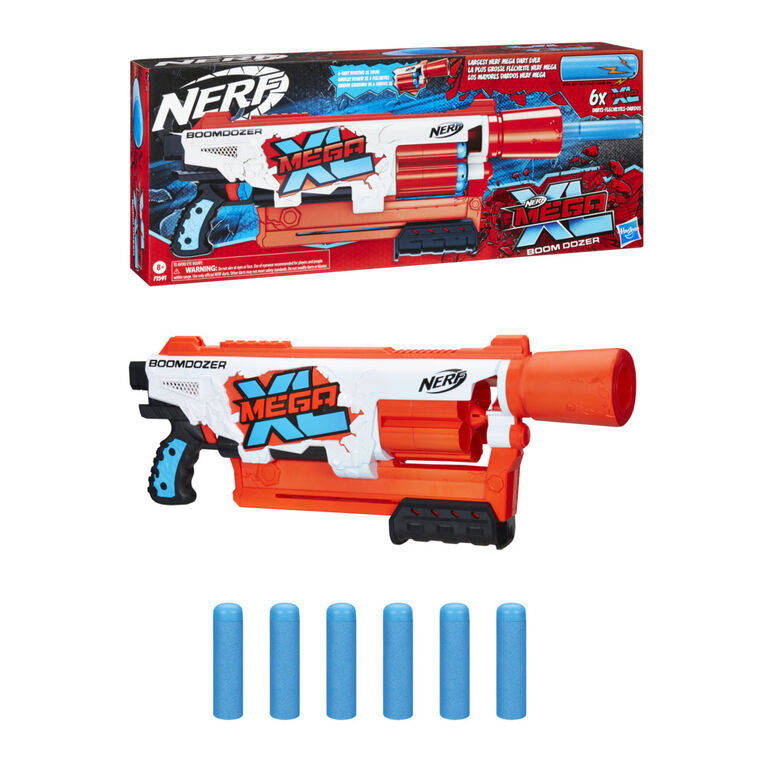 Nerf Mega XL Boom Dozer Blaster, Largest Nerf Mega Darts Ever