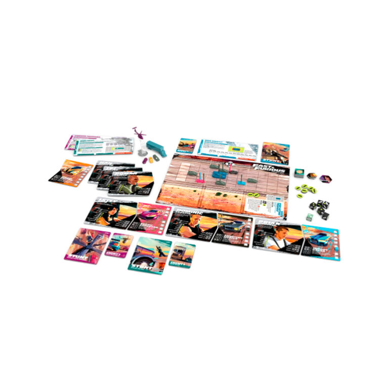 Fast & Furious: Highway Heist Board Game - English Edition