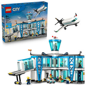 LEGO City Airport with Airplane Building Toy Building Toy for Kids, Boys & Girls, Ages 8+ - 60502