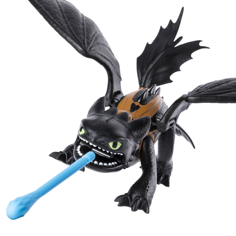 How To Train Your Dragon, Toothless and Hiccup, Dragon with Armored Viking  Figure