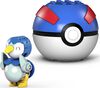Mega Pokemon Piplup Construction Set with character figures (20 Pieces)