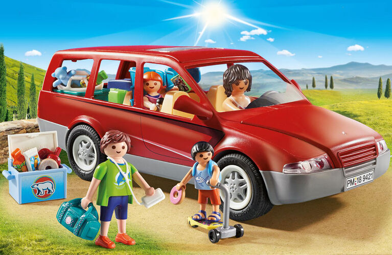 Famille avec voiture, Playmobil Family Fun