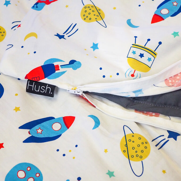 Hush Blanket 5 Lb Kids - Space - English Edition
