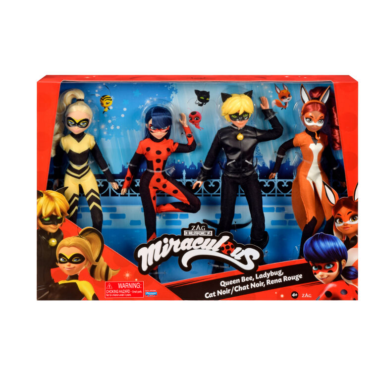 NEW MIRACULOUS Ladybug full figurine collectible set 2.5 miniature toy  dolls