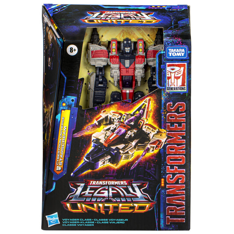 Transformers Legacy United Voyager Class Cybertron Universe Starscream Action Figure