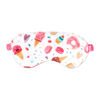 Jesse & Lulu Lounge Blanket with Sleep Mask: White Bakeshop