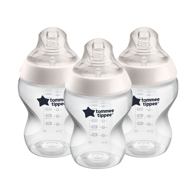 Tommee Tippee Closer to Nature Baby Bottles (9oz, 3 Count) Tommee Tippee Closer to Nature Baby Bottles (9oz, 3 Count)