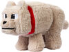 Minecraft Dennis the Wolf Plush Toy, 8-inch Collectible Soft Doll Inspired by A Minecraft Movie