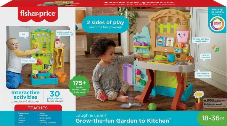 Fisher-Price - Rires et Éveil - Plaisirs du jardin à la cuisine - Version anglaise et française