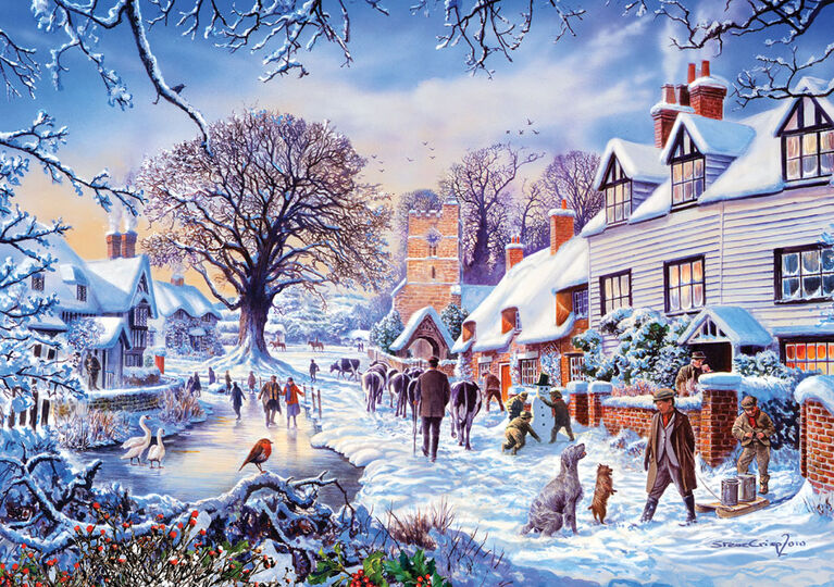 Sure-Lox Winter Wonderland Assorted 1000 Piece Puzzles