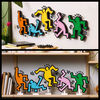 LEGO Art Keith Haring - Figures Dansantes, Décoration de Salon et Ensemble de Construction pour Adultes 31216