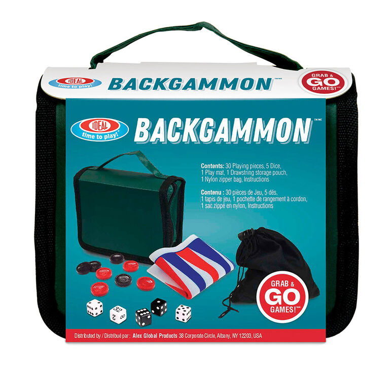 Grab & Go Games! Travel Backgammon