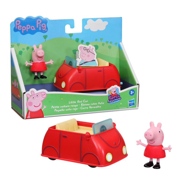 Peppa Pig Peppa's Adventures Little Vehicles Little Red Car Toy with Figure