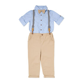 Little Gent Ensemble de porte-jarretelles : Bleu