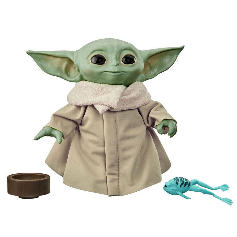 Star Wars The Child, jouet en peluche parlant avec sons du personnage et accessoires