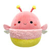 Squishmallows 12" Plush - Apollo the Coral Firefly with Pink and Yellow Fuzzy Stripes