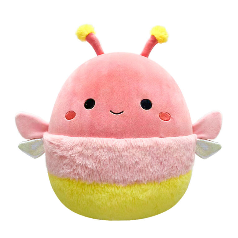 Squishmallows 12" Plush - Apollo the Coral Firefly with Pink and Yellow Fuzzy Stripes
