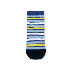 Chloe + Ethan - Toddler Socks, Royal Blue Multi Stripe