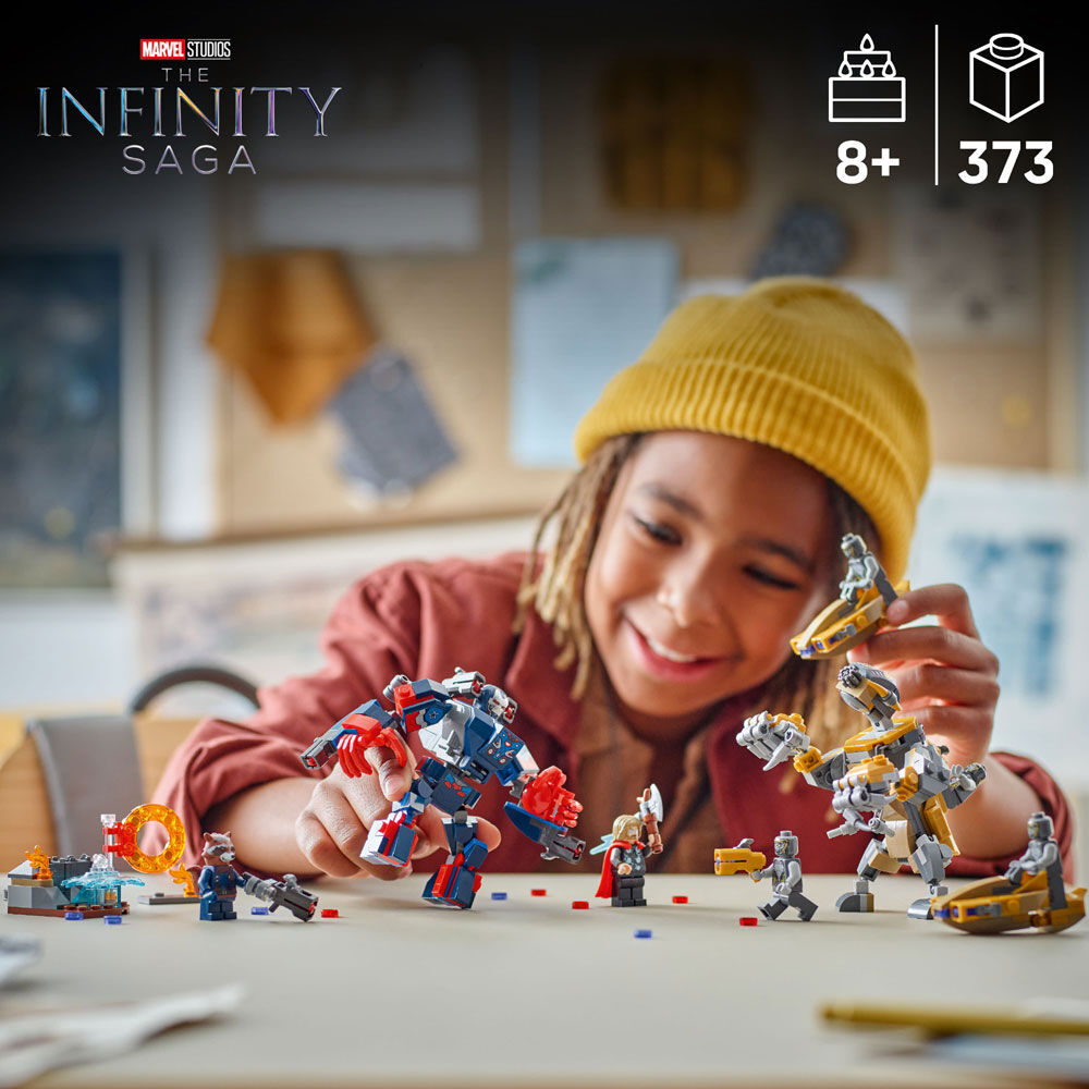 LEGO Marvel Avengers: Endgame Thor vs. Chitauri Building Toy for Kids, Boys & Girls, Ages 8+ - 76322