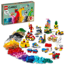 LEGO Classic 90 ans de jeu 11021 - Ensemble de construction avec 15 jouets pour enfants (1 100 pièces)