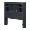 Navali Twin Bookcase Headboard Blueberry