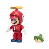 Nintendo 4" Figure - Propeller Mario with Green Mushroom
