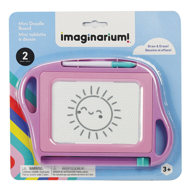 Imaginarium-Magnetic Doodle Board Pink - Travel Size