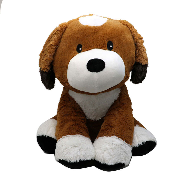 Plushies by Baby Mode Chien en peluche beige - 18" Plushies by Baby Mode Chien en peluche beige - 18"