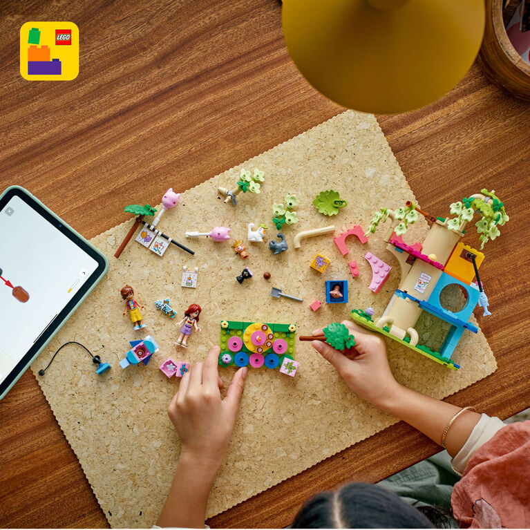 LEGO Friends Cat Birthday Party & Tree House Building Toy - Pretend Play Set for Kids, 6+ - 42666