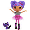 Poupée Lalaloopsy - Storm E. Sky avec animal Cool Cat, poupée musicienne violette de 13 po (33 cm)