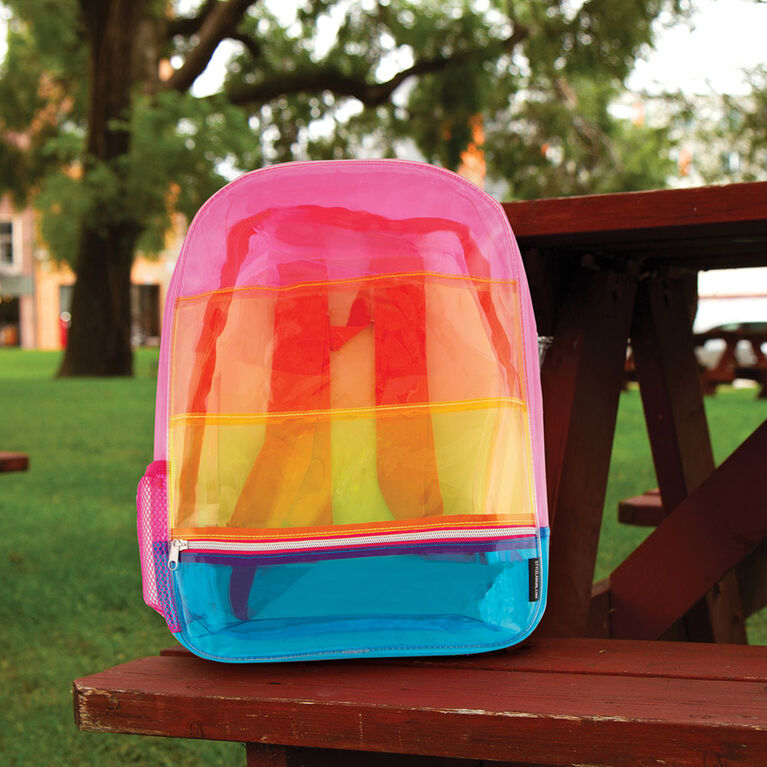 Fashion Angels - Transparent Rainbow Backpack