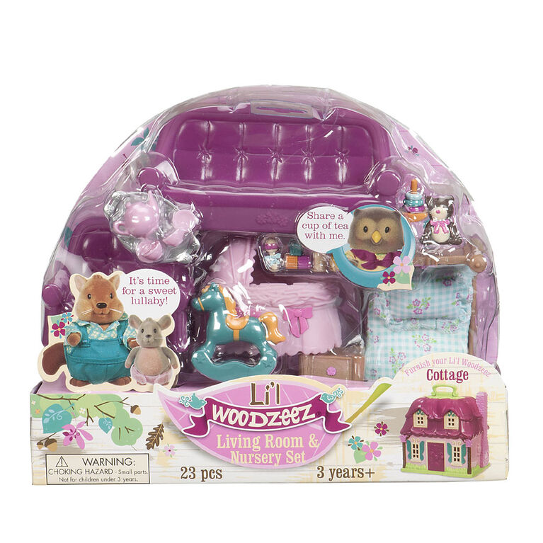 Li'l Woodzeez, Living Room & Nursery Playset